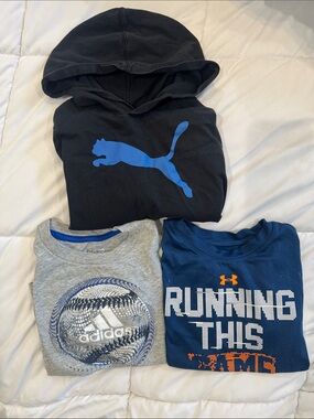 Athletic Kids Bundle of Short/Long Sleeve Shirts